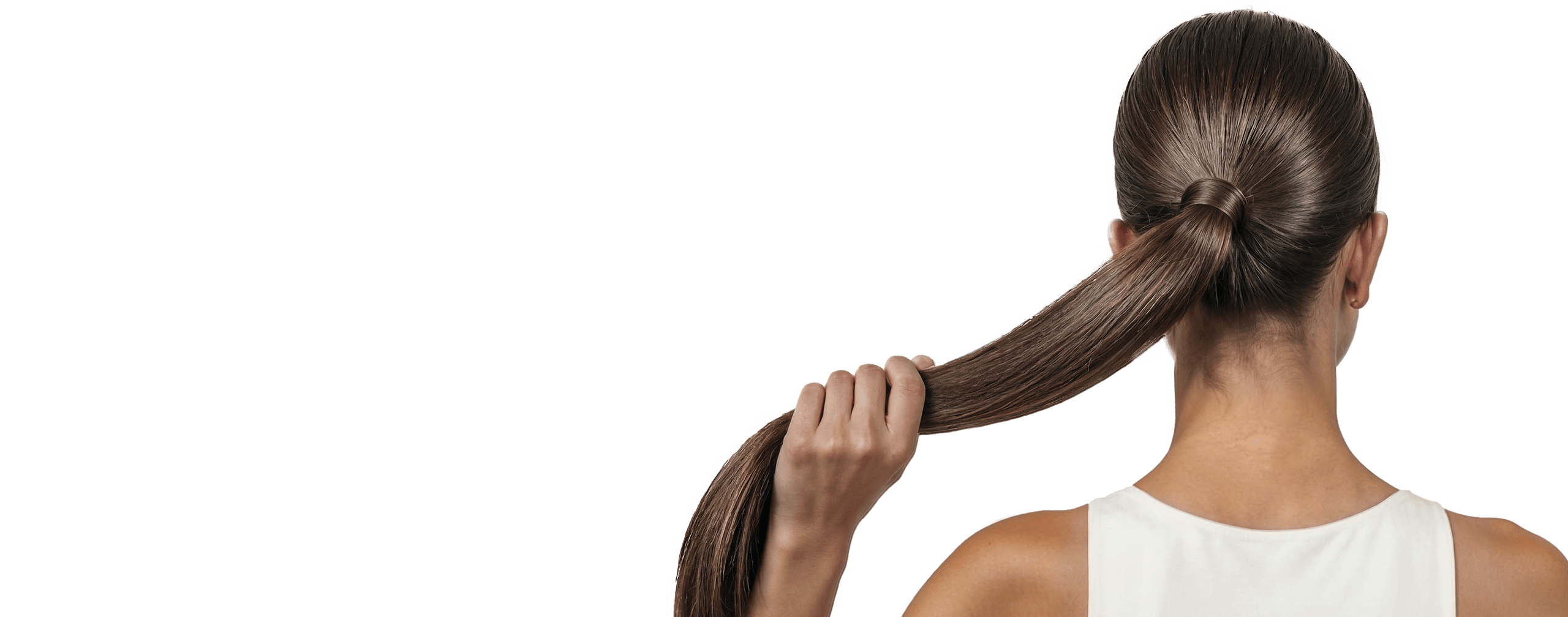Beotebal home page woman holding hair